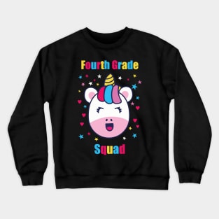 Fourth Grade Squad Crewneck Sweatshirt